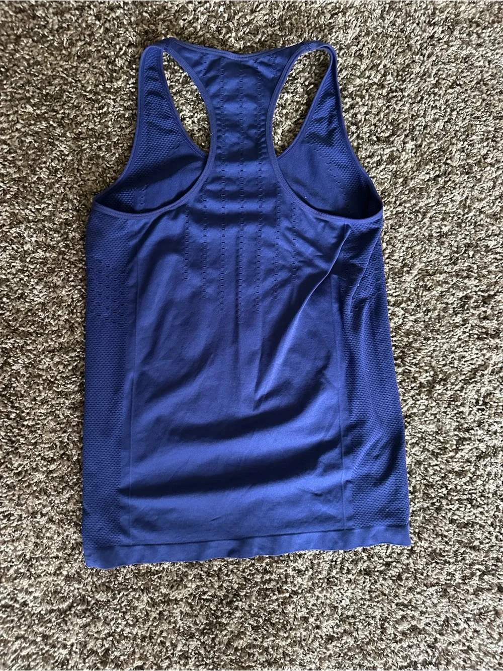 Fabletics Deep Blue Racerback Performance Tank - Picture 3 of 4